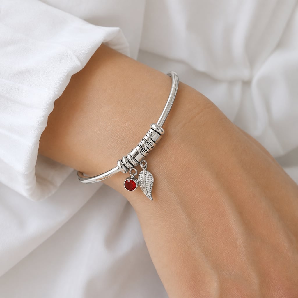 Golden Drop Name Bracelet