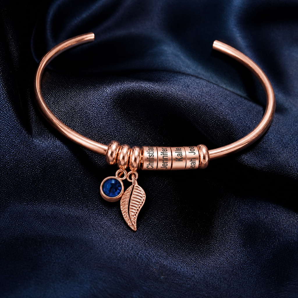 Golden Drop Name Bracelet