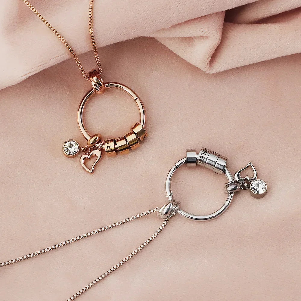 Family Circle Birthstone Necklace
