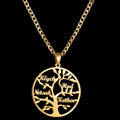 Family Tree Name Necklace