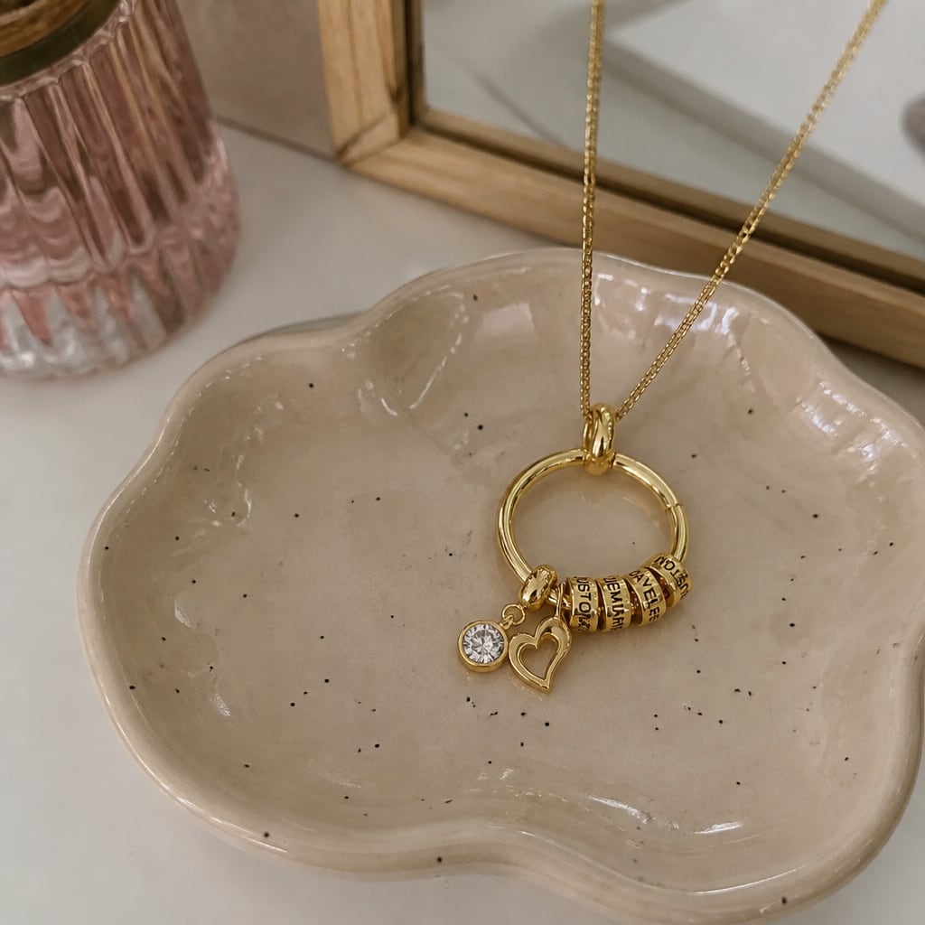 Family Circle Birthstone Necklace