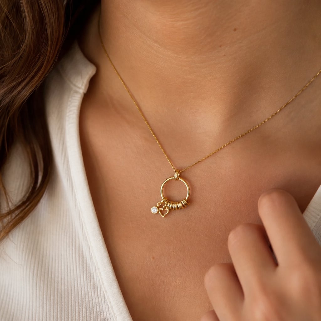 Family Circle Birthstone Necklace